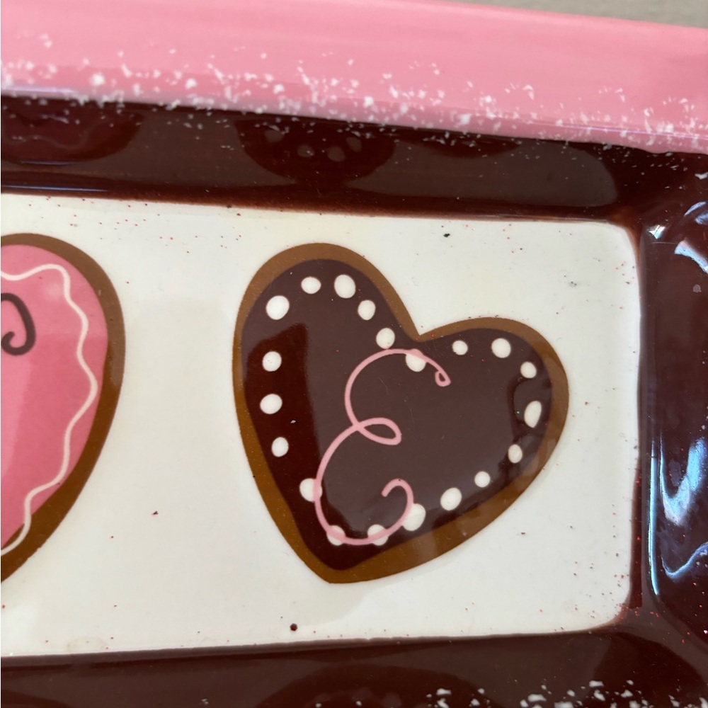 Pink and Brown Heart Wall Decor - Picture 5 of 10